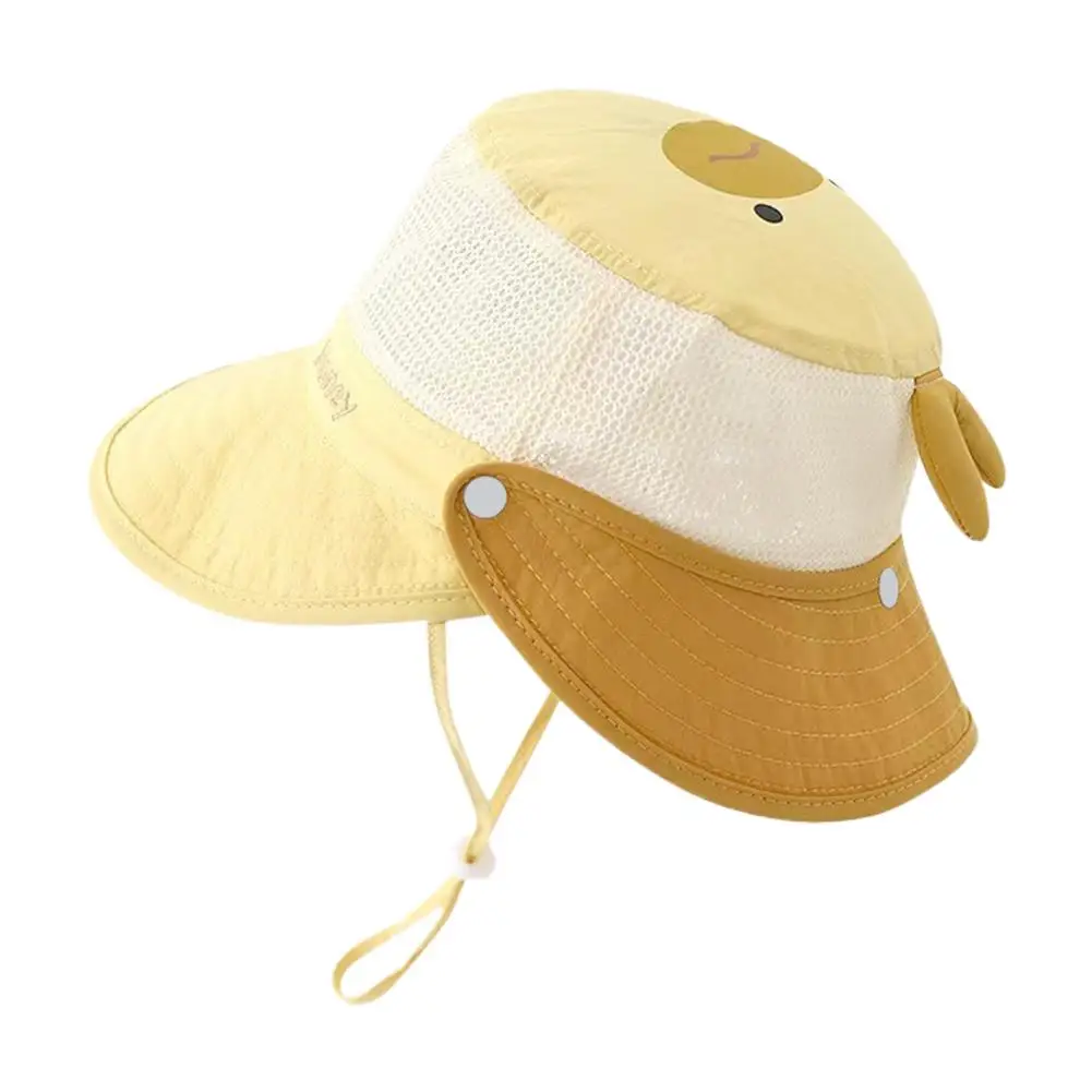 Sonnenhut für Babys, Fishman-Hut, atmungsaktives Netz, Sommer-Sonnenhut, Anti-UV-Sonnenhut, Schattenhut, abnehmbar, Cartoon-Motiv für Jungen und Mädchen – Detail 1