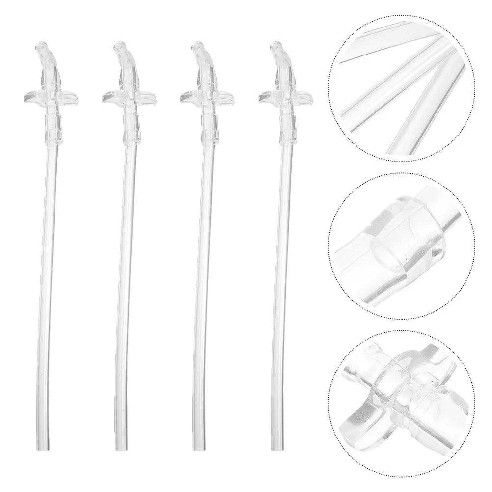 

Набор многоразовых силиконовых трубочек для стаканов с широким горлышком, детских бутылочек для воды, термосов. Портативные, безопасные, для путешествий.