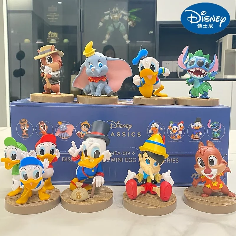 

Disney Classics Beast Kingdom Action Figurine Stitch Donald Duck Dumbo Chip Dale Pinocchio Collectible Toys Collection Gifts