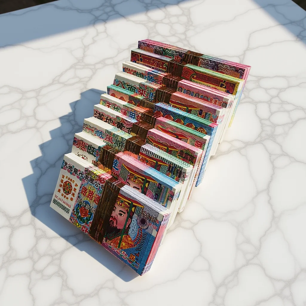 

1000 Sheets Burning Ghost Money Paper Double-Sided Printed Ancestor Money for Sacrifice Supplies Funerals Qingming Hungry Ghost