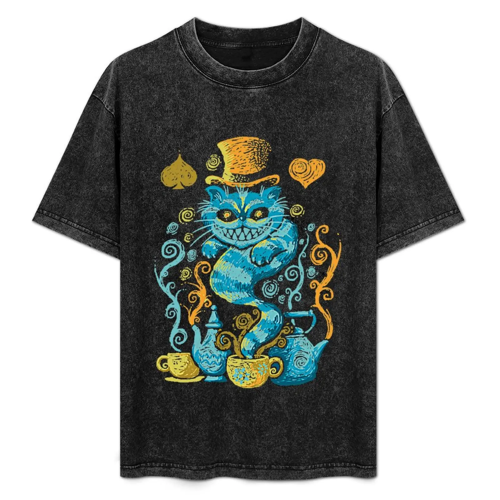 Camiseta WonderCat Impressions, camiseta informal para uso diario