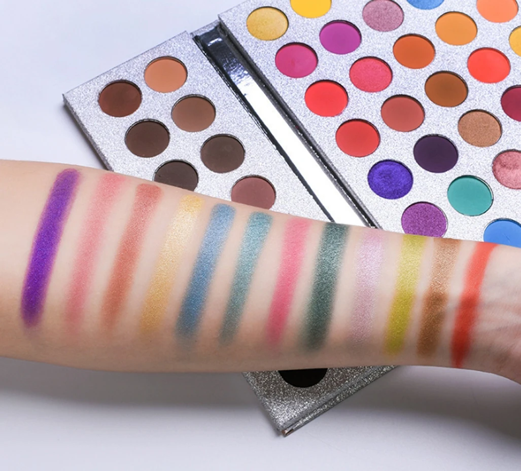 

63 Colors Eyeshadow Palette Matte Shiny Diamond Eyeshadow Glitter Eye Shadow Cream Women Makeup Palette Cosmetic Maquiagem