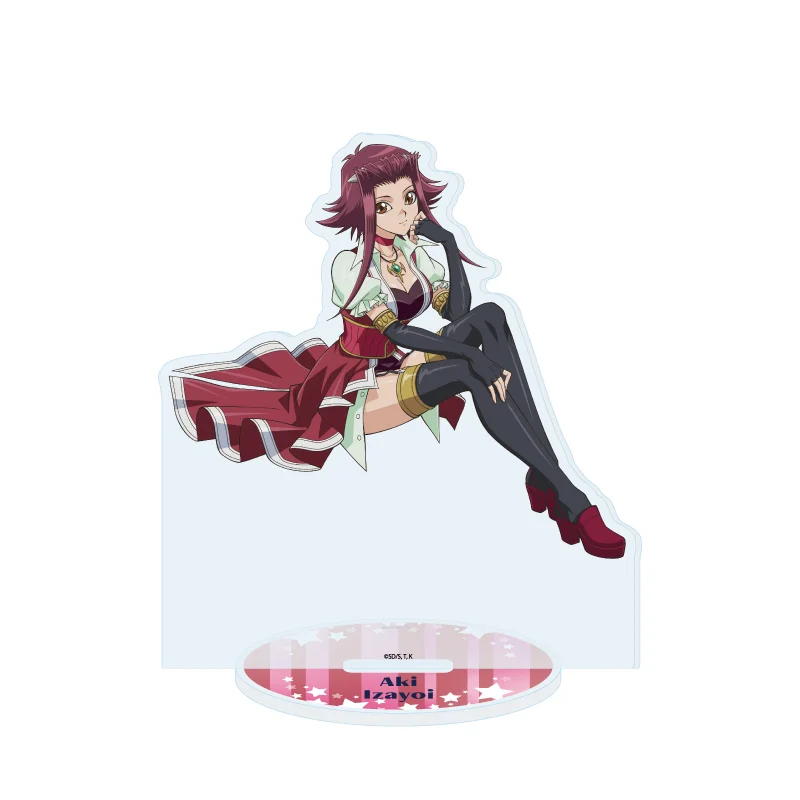 Yu-Gi-Oh 5Ds Yusei Fudo Jack Atlas Aki Izayoi Crow Hogan Kalin Kessler 15cm Acrylic Stand Figurine Cosplay Keychain Fans Gifts - view 5