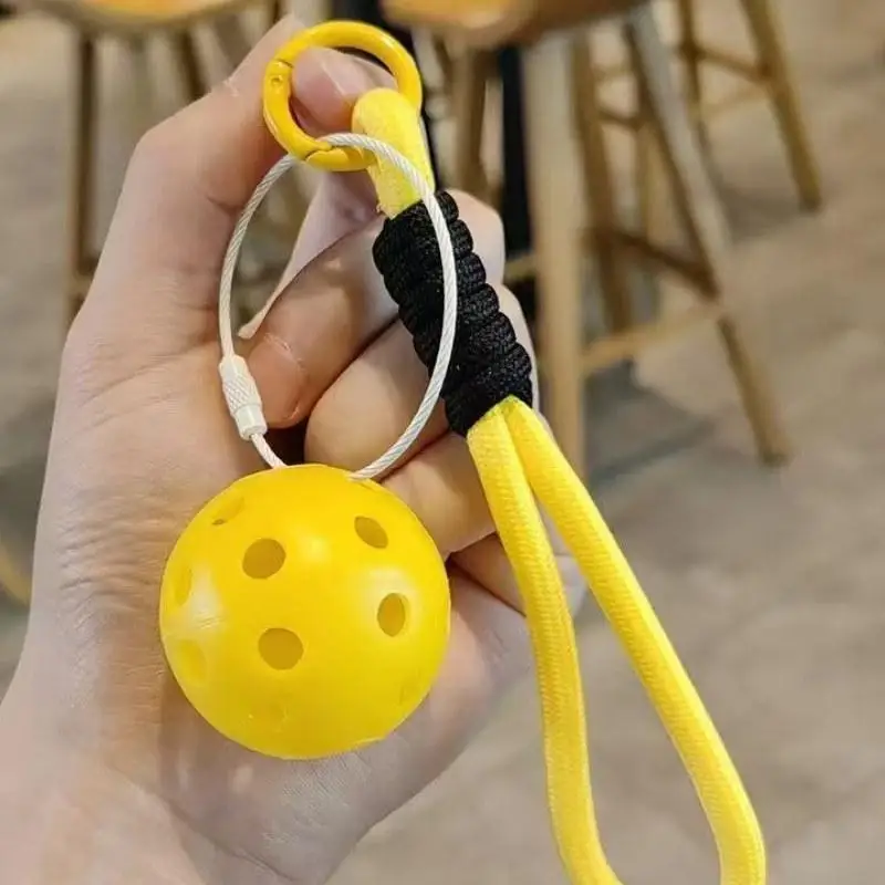 Mini-Pickleball-Schlüsselanhänger, kreativer Anhänger, langlebige Dekoration für Autoschlüssel, Rucksack, Sammlerstück für Pickleball-Fans, Geschenk. – Detail 5