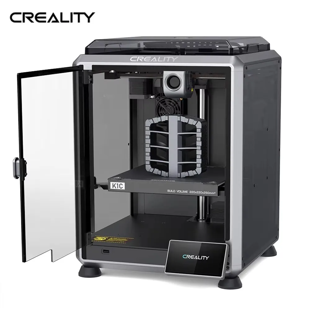 CREALITY K1C 3D Printer 600mm/s Max Printing Speed AI Camera All-Metal Extruder CoreXY Tri-High Speed Print Unicorn Nozzle