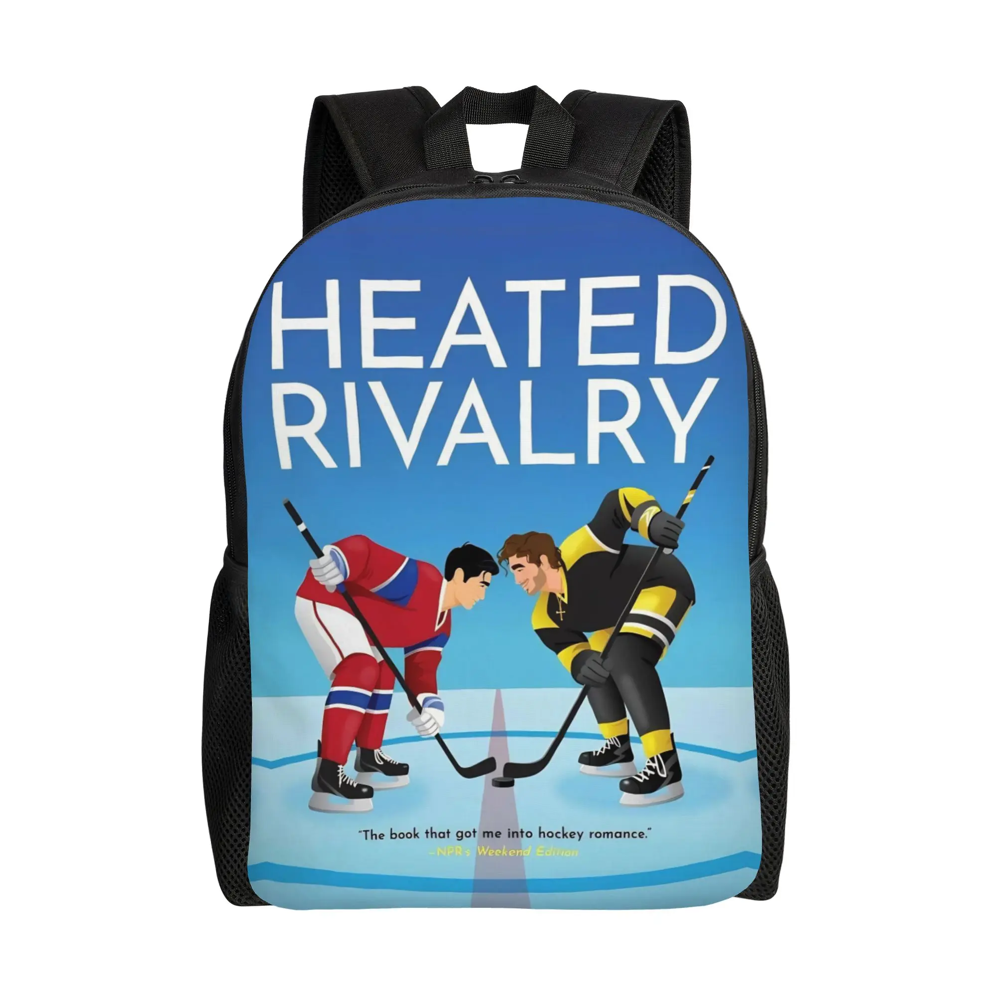 

Heated Rivalry Cool Backpack Sports Student Hiking Travel Hockey Game Daypack for Men Women Laptop Computer Shoulder Bag