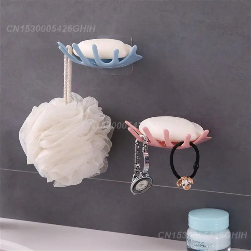 Hanging Beautiful Portable Soap Box Bathroom Crown Fashion Practical Storage Box Household Storage Rack Simple Durable Safety