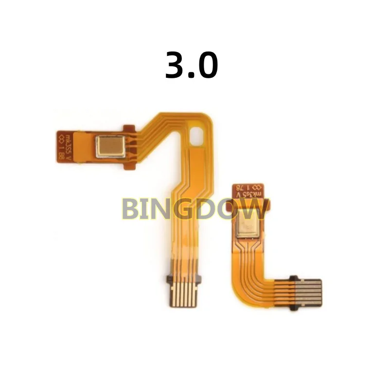 Esquerda e Direita Microfone Fita Flex Cable, substituição do cabo do microfone interno para PS5 DualSense Controller, V1, V2, BDM-010, 1.0, BDM-020, 2.0