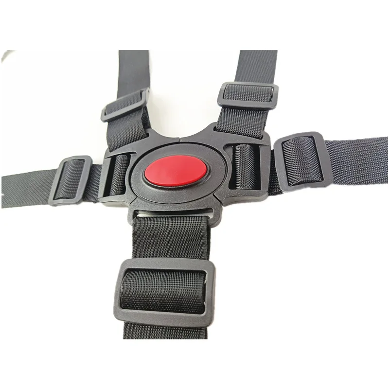 Baby Stroller Safety Belt Accessories Children's Dining Chair Five-Point Binding Belt Baby Chair Three-Point Restraint Electric