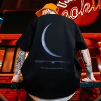 M-8XL Men's T-shirt Short Sleeved Loose trendy Oversized t-shirts Print Tshirt Y2k tops Casual Versatile anime Short Sleeved Tee