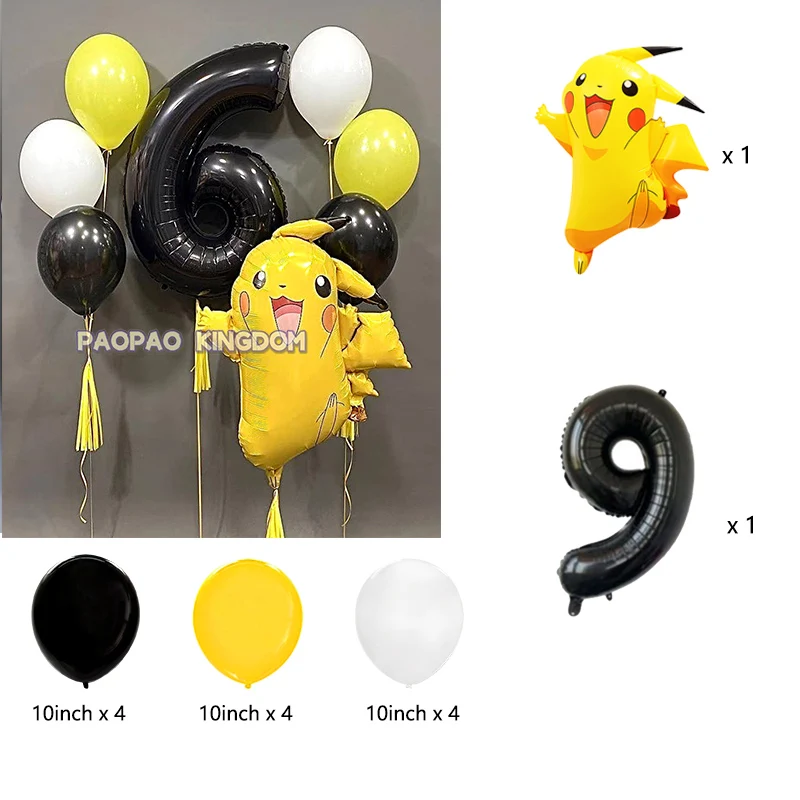 Liebliches Pikachu-Themen-Party-Ballonset Geburtstags-Dekorations-Ballonkit Party-Geschenke für Kinder – Detail 20