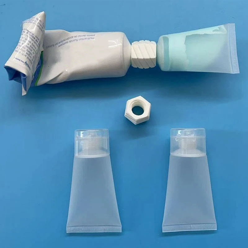 Empty Reusable Squeeze Travel Tubes 3/6Pcs 30ml Soft Portable Toothpaste Cosmetic Containers for Business Travel