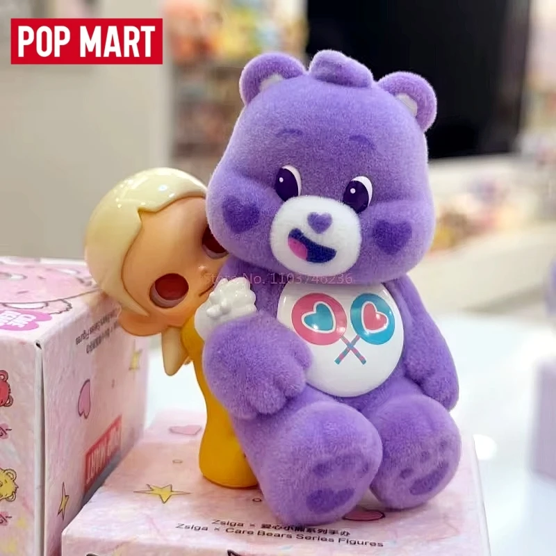 Offizielle POP MART Zsiga X Care Bears Serie Blindbox Kunst-Sammelfigur Desktop-Dekoration Premium-Geschenk für Fans & Mädchen