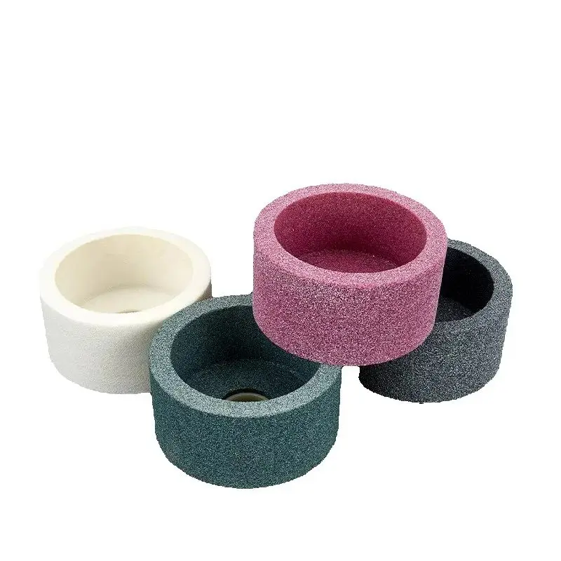 Шлифовальный станок в форме чашки Белый корунд Хром Корунд Зеленый