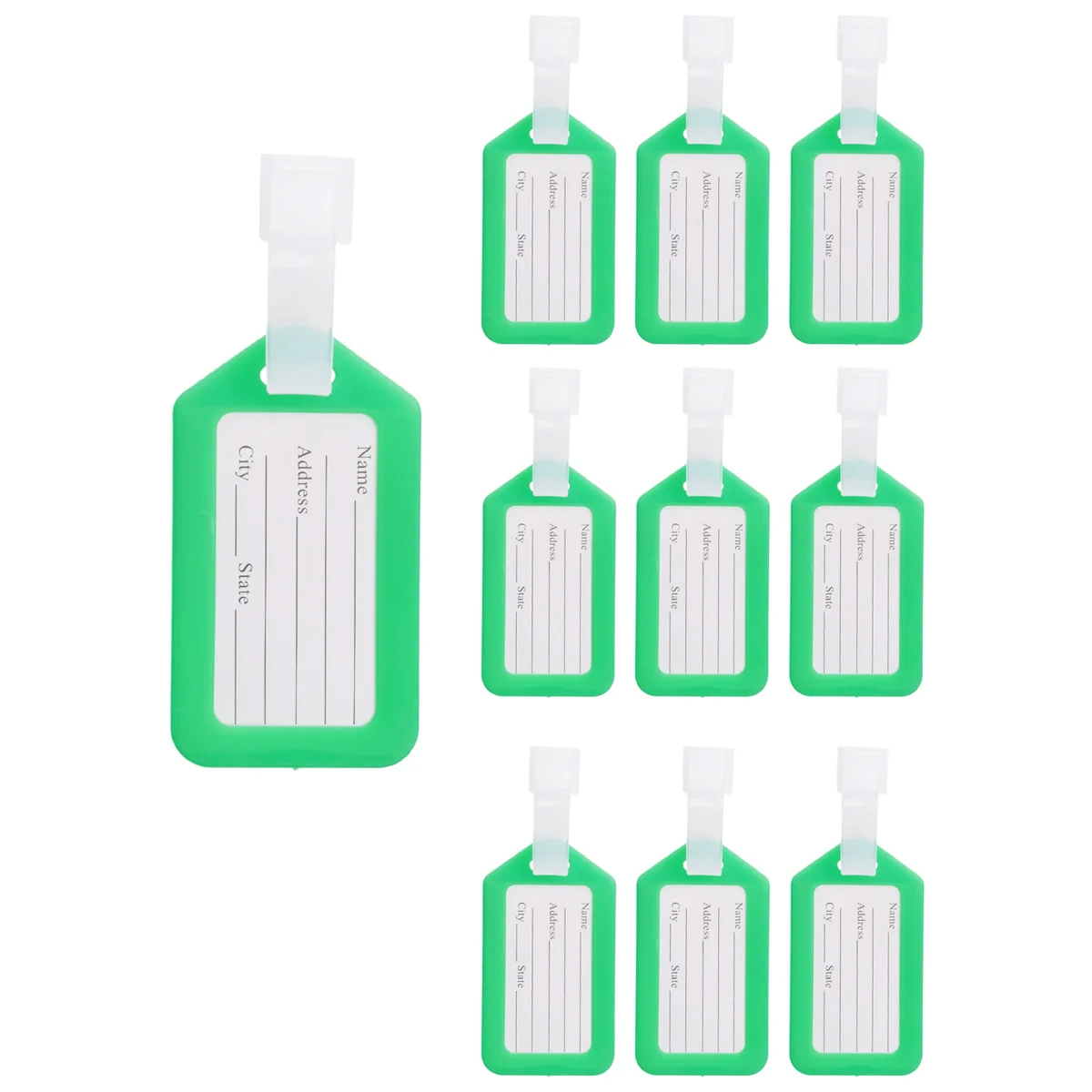 Luggage Tags Suitcase Identifier Label Accessories - green