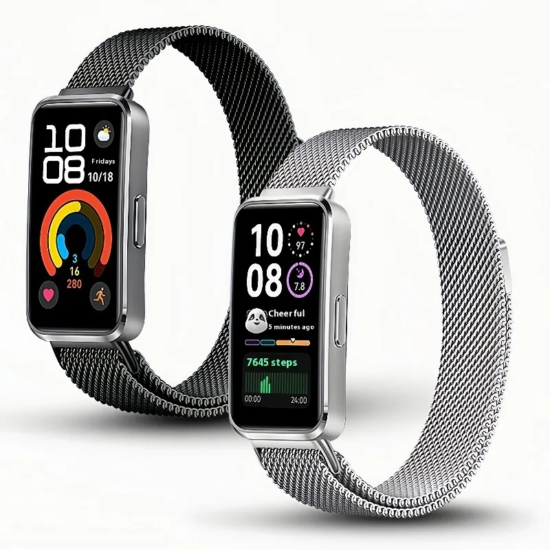 Metall-Magnetarmband für Huawei Band 8 9 10 Smart Watch Milanese Loop-Armband für Huawei Band 10 9 8 Armband-Zubehör