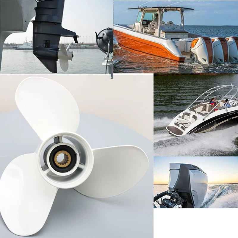 13X19 Inch For Yamaha 50Hp 60Hp 70Hp 90Hp 115Hp 130Hp Outboard Propeller Motor Aluminum Alloy Screw Boat Engine Part