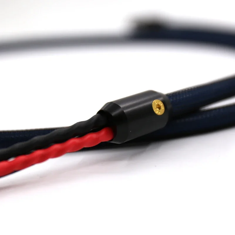 Viborg LC802 99.99% cobre banhado a prata 5N OFC Tonearm cabo com 5 pinos para conector macho XLR