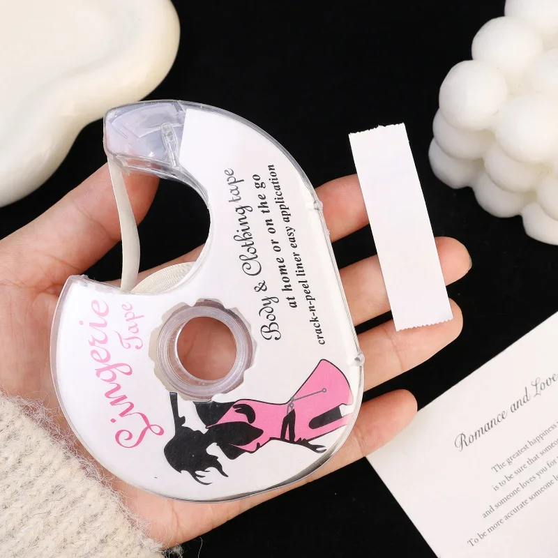 Двусторонняя лента для тела, самоклеящийся бюстгальтер, одежда, классическая рубашка, секретная наклейка, прозрачная лента для нижнего белья, невидимая нашивка на грудь с защитой от змей