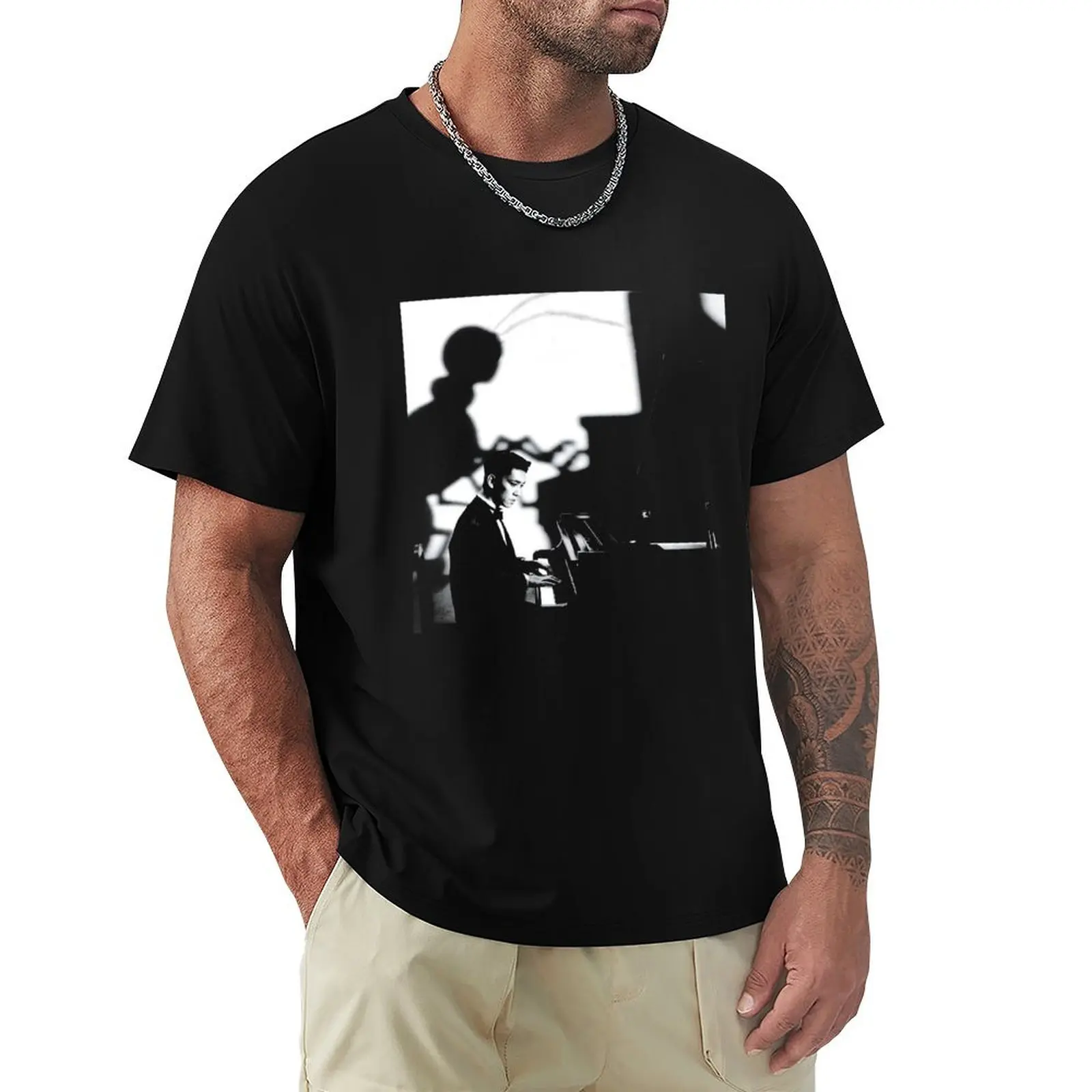 RYUICHI SAKAMOTO - ILLUSTRATED MUSIC ENCYCLOPEDIA T-Shirt t shirts for man graphic funny T-Shirt