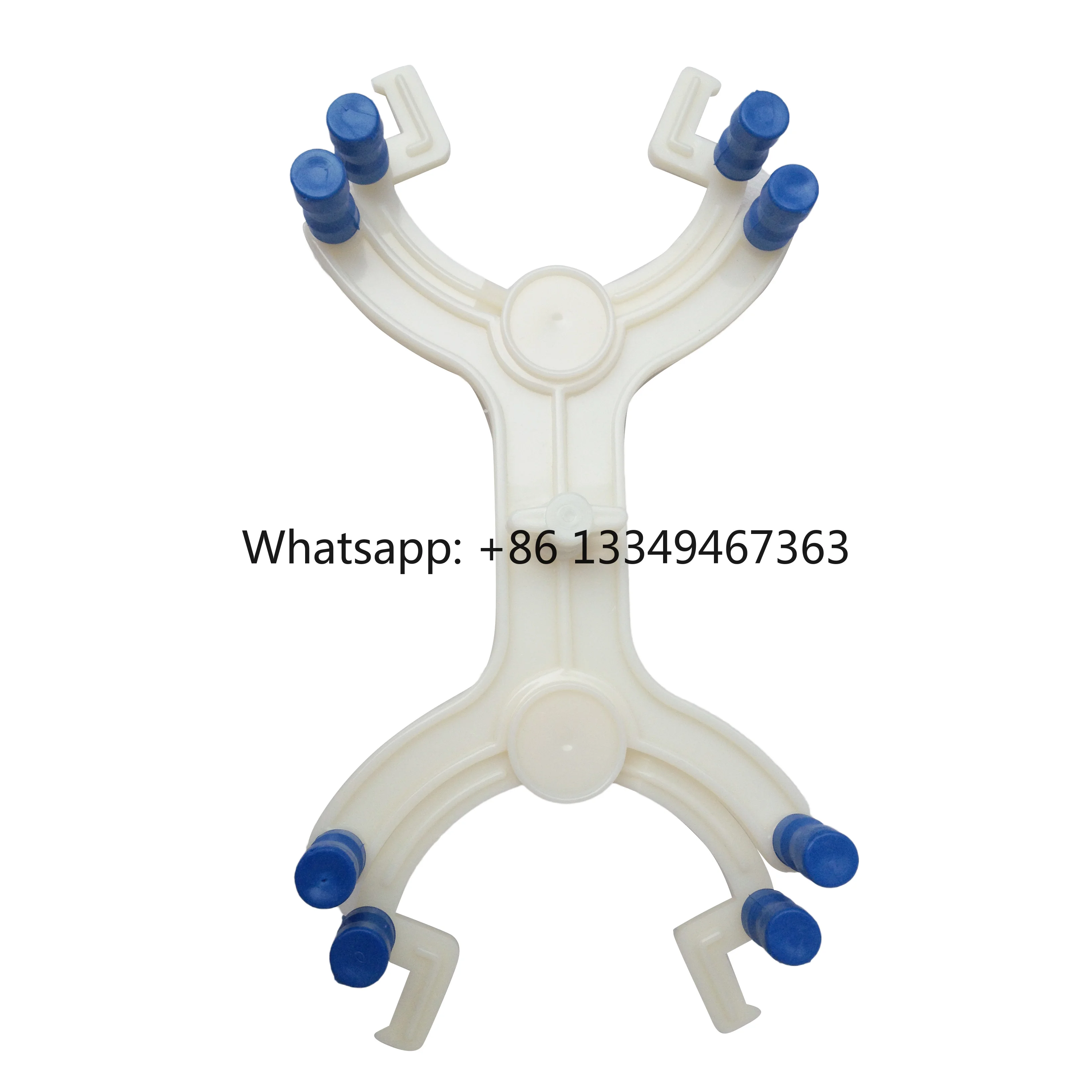 Laboratory Supplies Chemistry Titration Teaching Buret Holder Fix Clip Adjustable White Plastic Double Burette Clamp