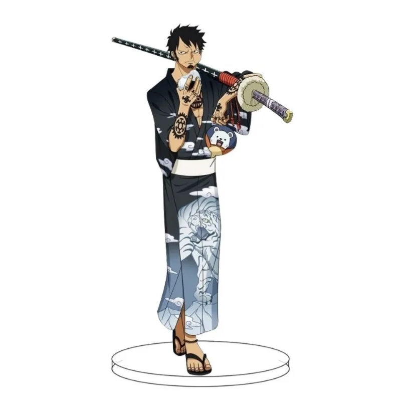 New One Piece Animation Peripheral Desktop Ornaments Luffy Pirates Legion Creative Acrylic Stand Birthday Holiday Gift Wholesale