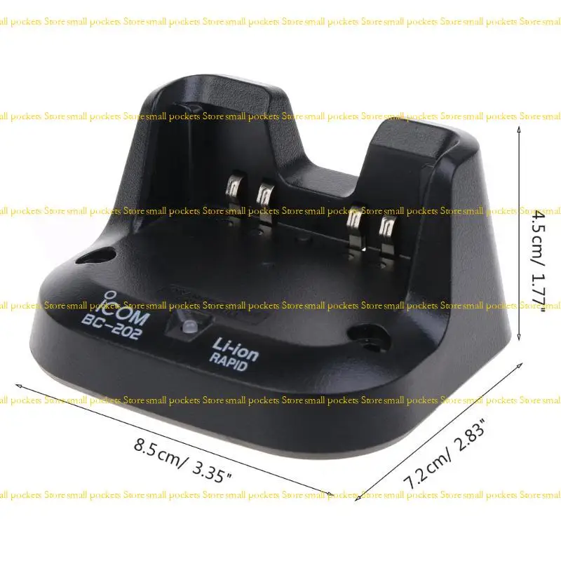 R1WD Walkie-Talkie BC-202 Caricatore rapido compatibile per BP-271/BP-272 ID-31A ID-31E ID-51A ID-51E Accessori radio a due