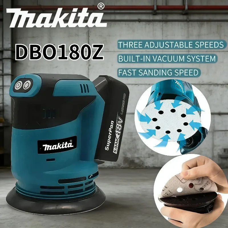 ponceuse-orbitale-aleatoire-sans-fil-makita-dbo180z-sans-balais-rechargeable-pour-le-travail-du-bois-le-poncage-le-polissage-outil-electrique