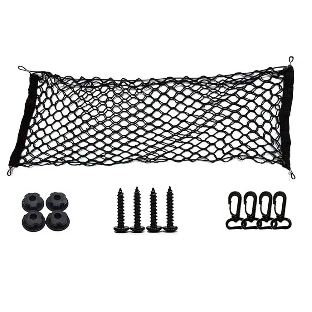 Trunk Envelope Cargo Net for Chevrolet Silverado GMC Sierra 2013-2022, Dual Layer 110x40