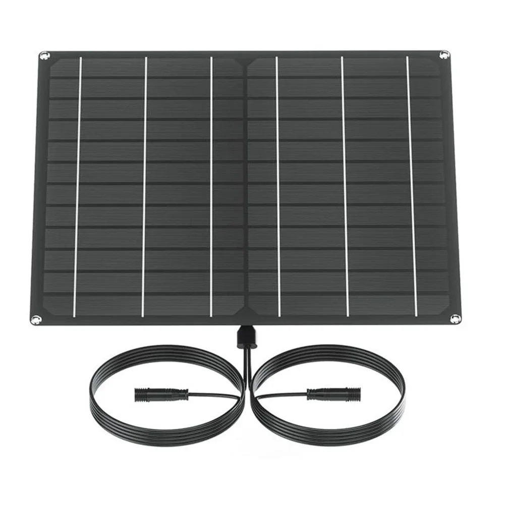 Solar Fan  25W Waterproof Fan Suitable For Outdoor Greenhouse Chicken House Solar Exhaust Cooling Vents