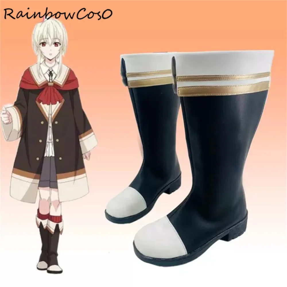 Anime Cosplay Sapatos para Festa de Halloween, Tudo para o Rei Demônio, Evelogia Maou, Evelogia ni Mi o Sasageyo, Chritmasw3965