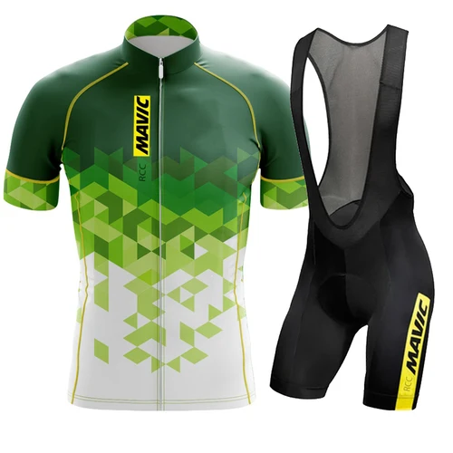 Conjunto de ciclismo RCC MAVIC, uniforme para bicicleta, conjunto de Jersey de ciclismo de verano, camisetas para bicicleta de carretera, ropa de ciclismo transpirable para bicicleta de montaña