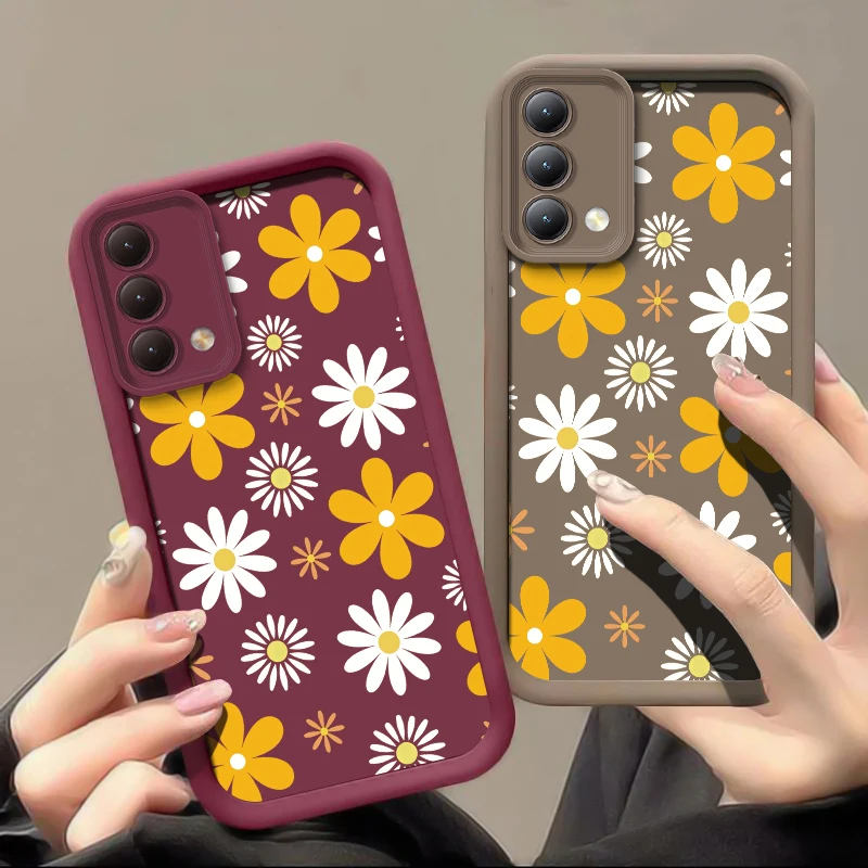 حافظة لهاتف انفينيكس تكنو كامون 40 30 برو سبارك 20C 20 10 Pro 6 Go 2024 2023 2022 Pova 7 غطاء نمط الزهور