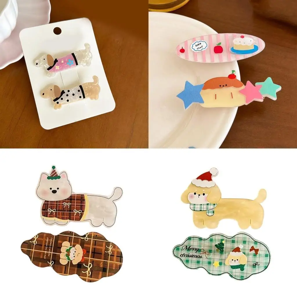 

39BD Cartoon Cats Hairpieces Ornament Hair Clip for Kids and Ladies in Various Colors