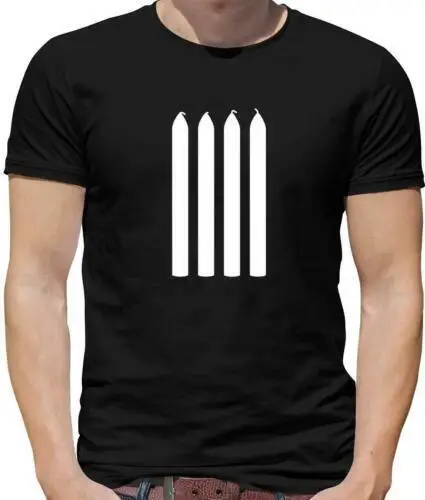 Four Candles - Mens T-Shirt - TV - Funny 4 candle Present - Gift - Fork handles