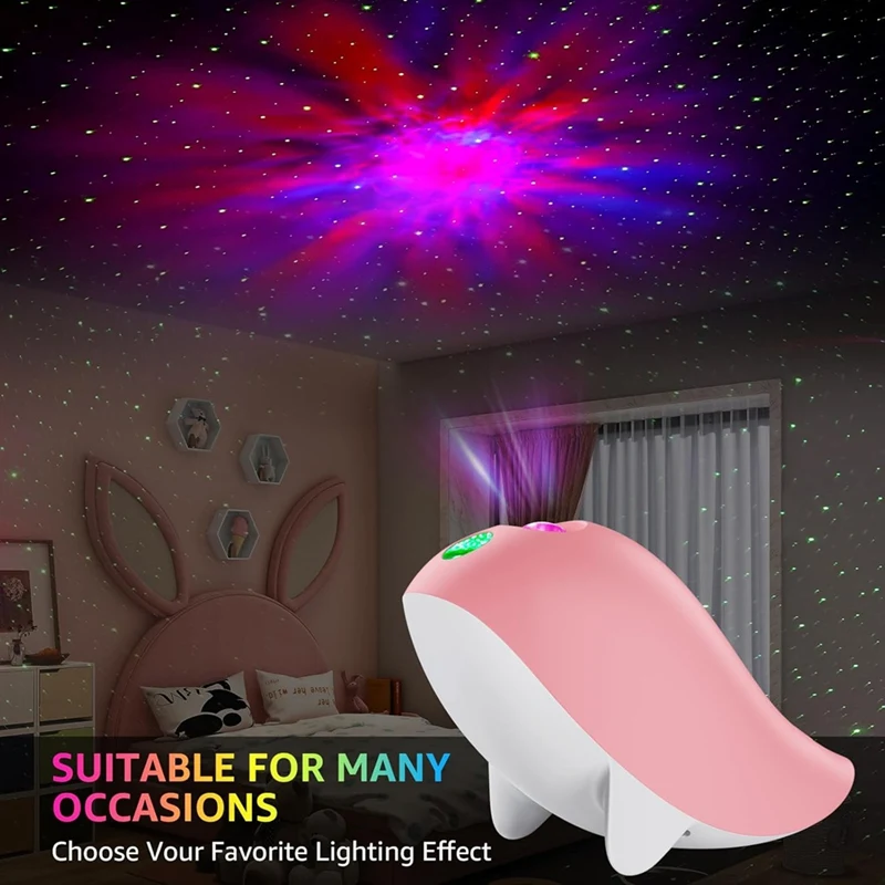 2025 New Galaxy Projector Bedroom Bedside Lamps,Projector Moon Lamp Night Light For Kids Ceiling Starry Sky-Projection Lamp