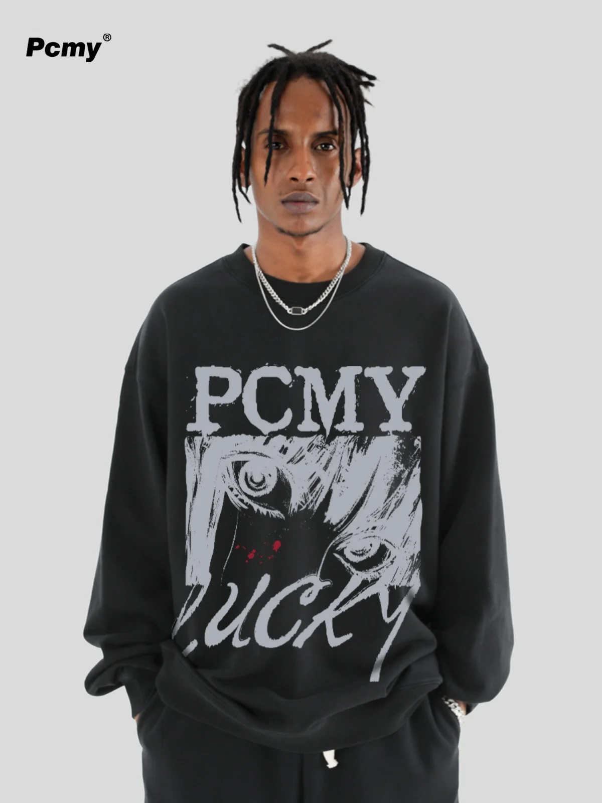 

Модный топ с круглым вырезом, черного цвета, осень и зима 2024, новые толстовки для пар, мужские и женские свободные толстовки высокого качества