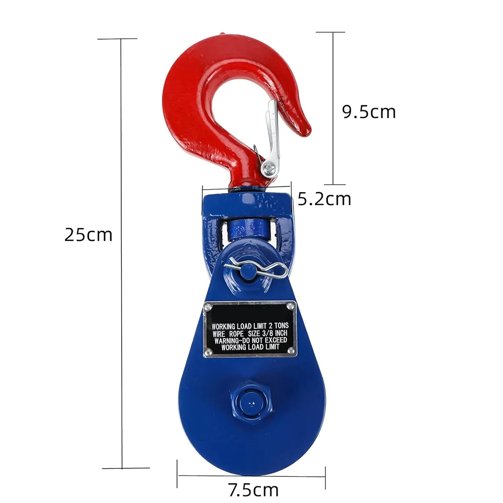 Qingdao Maxplus 2 Ton-20 Ton Snatch Rigging With Swivel Hook For Sale