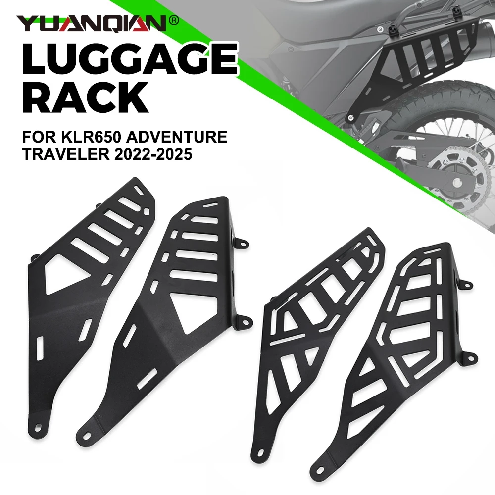 

For Kawasaki KLR650 Adventure/ABS 2022-2025 2023 Motorcycle Luggage Side Rails KLR 650 S/ABS KLR650 Traveler/ABS 2023-2025 2024