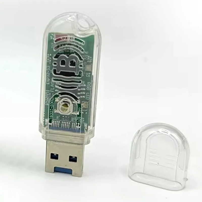 Mini USB Mining Machine NerdMiner V2 74KH/S USB BTC Crypto Miner Solo Lottery Miner BTC Solo Miner with Display-PZZW