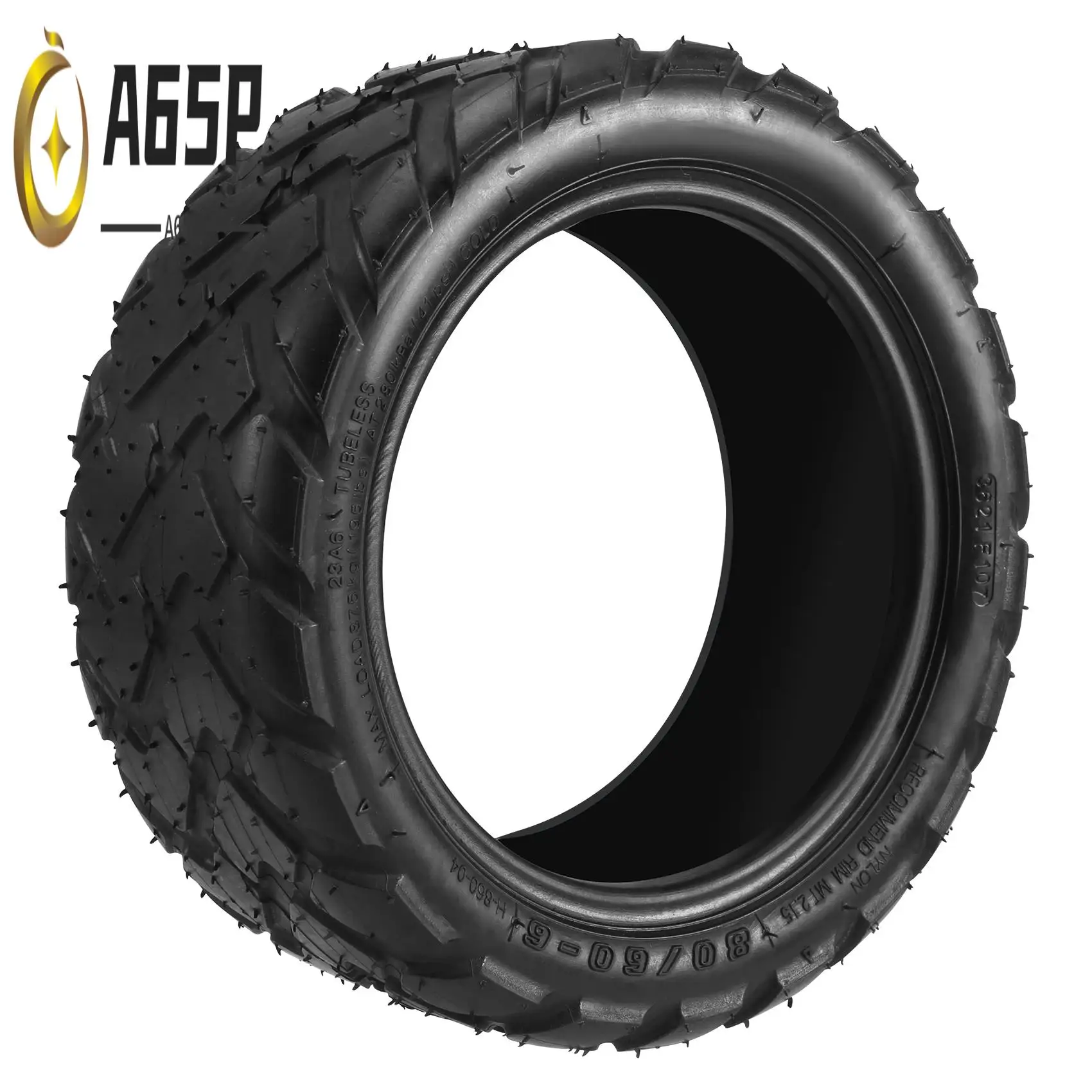 

A65P-80/60-6 Tire Tubeless Tire Scooter Wear-Resistant For New Electric Scooter Mini Kibe Avt For All Of This Model