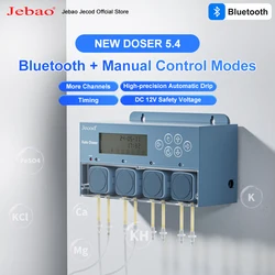 Jebao Jecod nuova pompa dosatrice per acquario Bluetooth 5.4-dosatore automatico per barriera corallina marina 5.4 12V 12W per accessori per acquari pompa dell'acqua