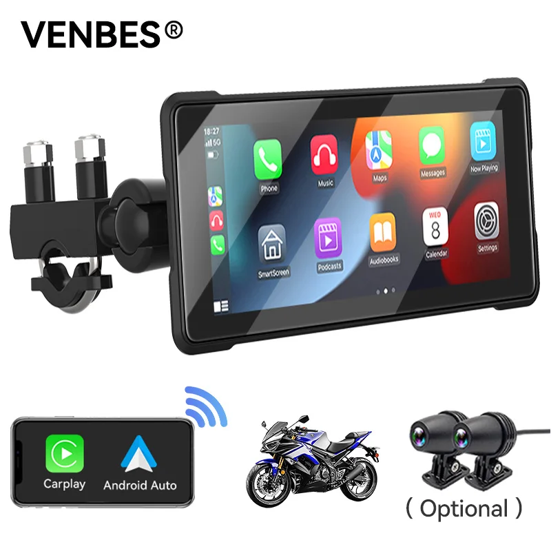 venbes-navigation-gps-pour-moto-686-pouces-carplay-sans-fil-android-auto-carplay-etanche-ip67-bt-50-double-dvr