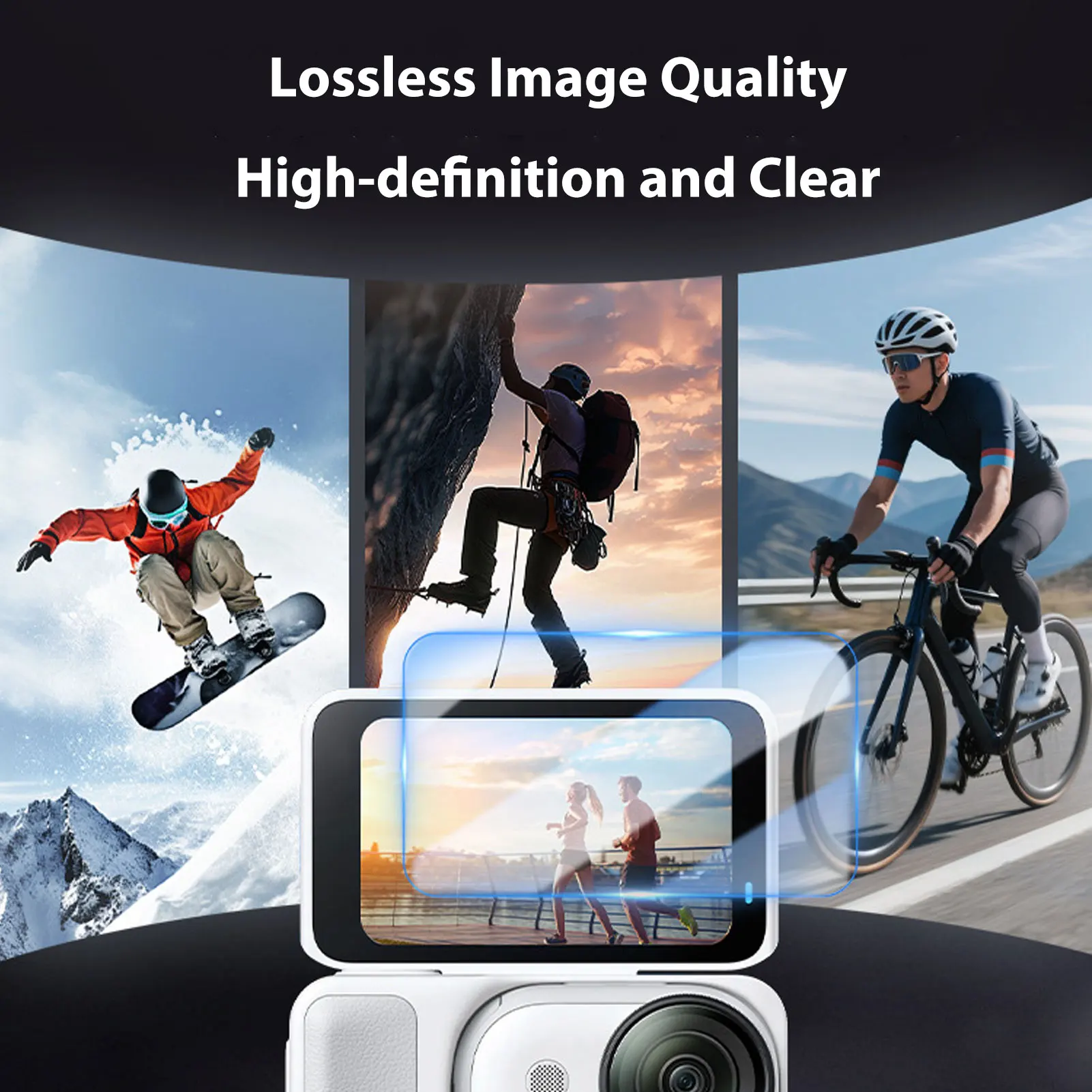 2 قطعة 9H المضادة للخدش طبقة رقيقة واقية كاميرا المضادة للبصمة حامي الشاشة ل Insta 360 الذهاب الترا الزجاج المقسى فيلم