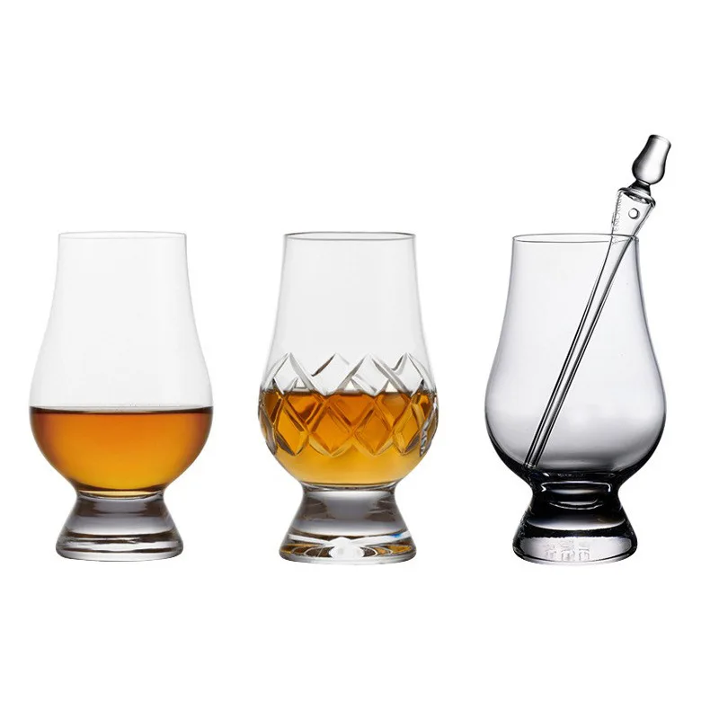 

Glencairn crystal whisky glass imported fragrant cup thick bottom tasting cup