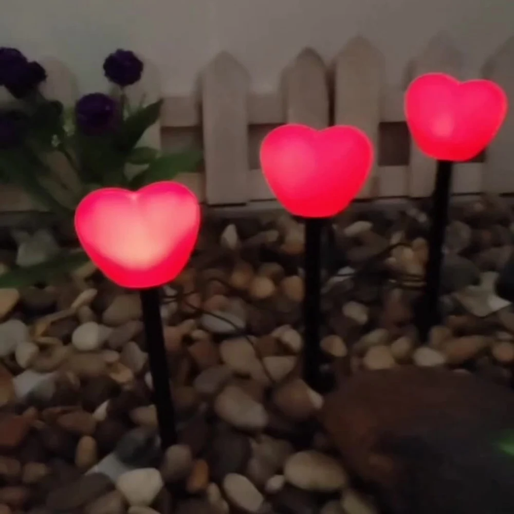 Valentine's Day Confession Atmosphere Decoration Outdoor Solar Love Courtyard Light Landscape garden lawn landscape plug-in lamp