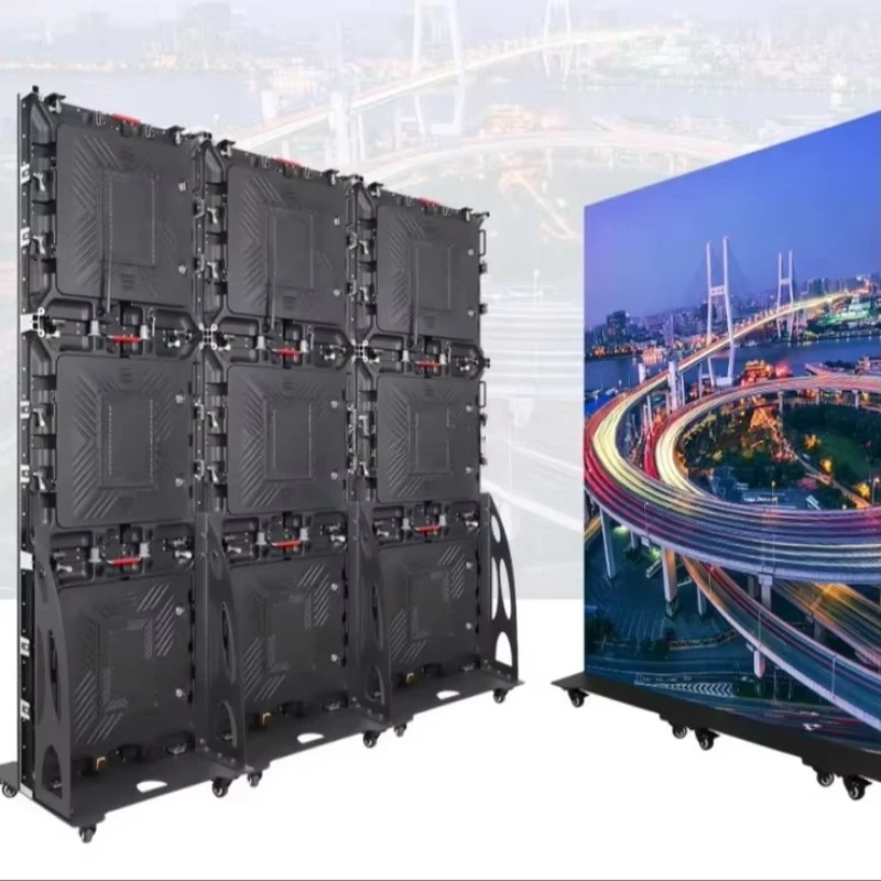 High-quality Outdoor Waterproof IP65  Poster Display 5000 Nit Brightness Portable P2.5  Retail Store Elevator Wayfinding