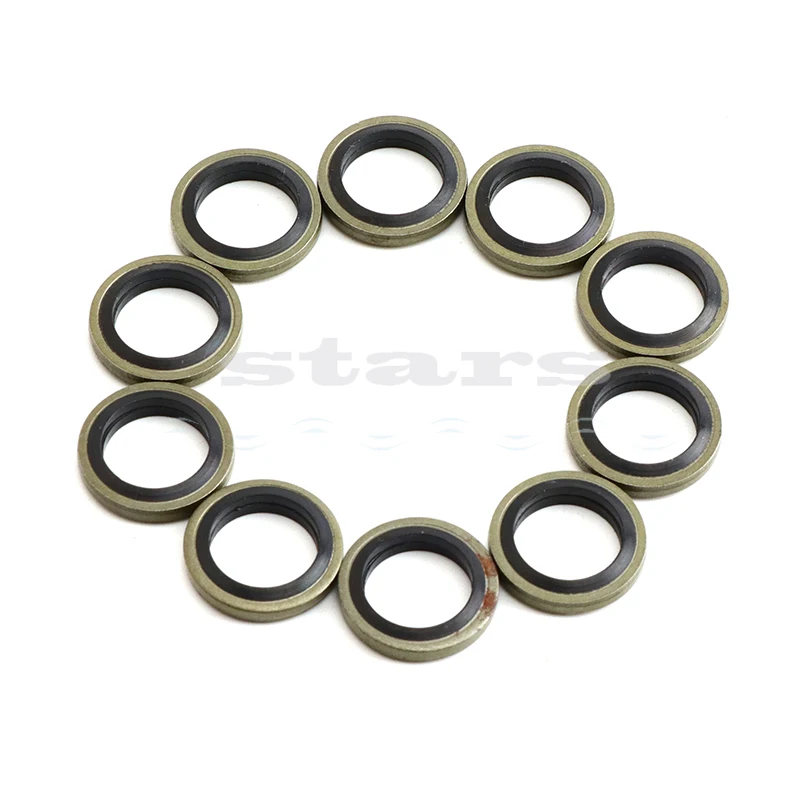 M8 M10 Banjo Bolt Oil Drain Screw Sealing Washer gaskets for Motorcycle Hydraulic clutch Brake Pump Brake Hose Caliper