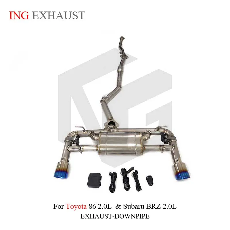 

for Toyota 86/Subaru BRZ 2.0L catback exhaust with high-speed performance, optimized sound,and straight-through design