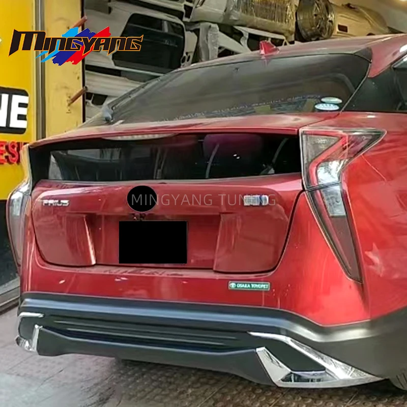 Factory Hot Selling PP Plastics Material Body Kit Modelista Front Lip Side Skirt Diffuser for Prius 50 2017 - Image 6